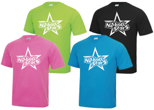 NetballStars - T-Shirt - Large Logo